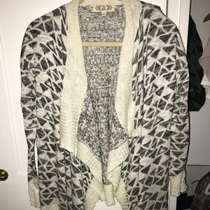 Geometric Cardigan